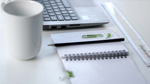 Organised desk