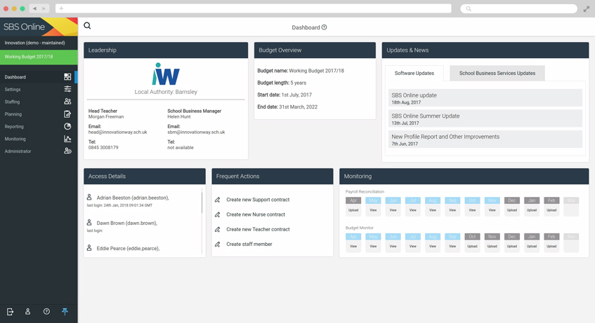 sbs-dashboard